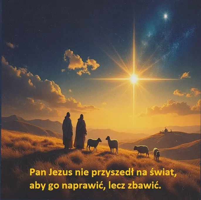 Pan Jezus nie jest naprawiaczem świata, On jest jego Zbawicielem.