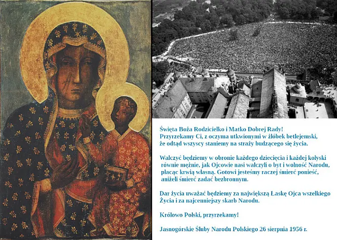 Jasnogórskie Śluby Narodu Polskiego 26 sierpnia 1956 roku